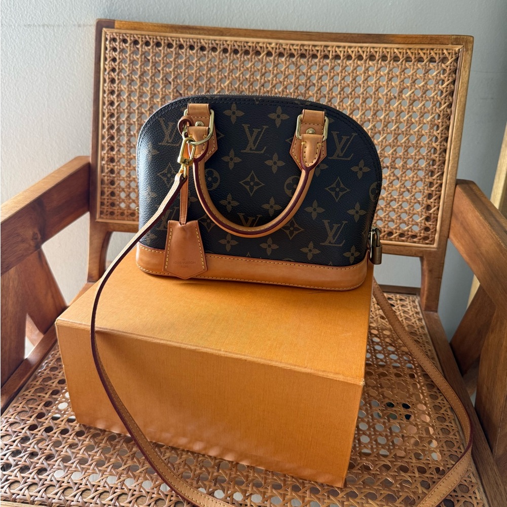Louis Vuitton Black and Tan Women's Bag